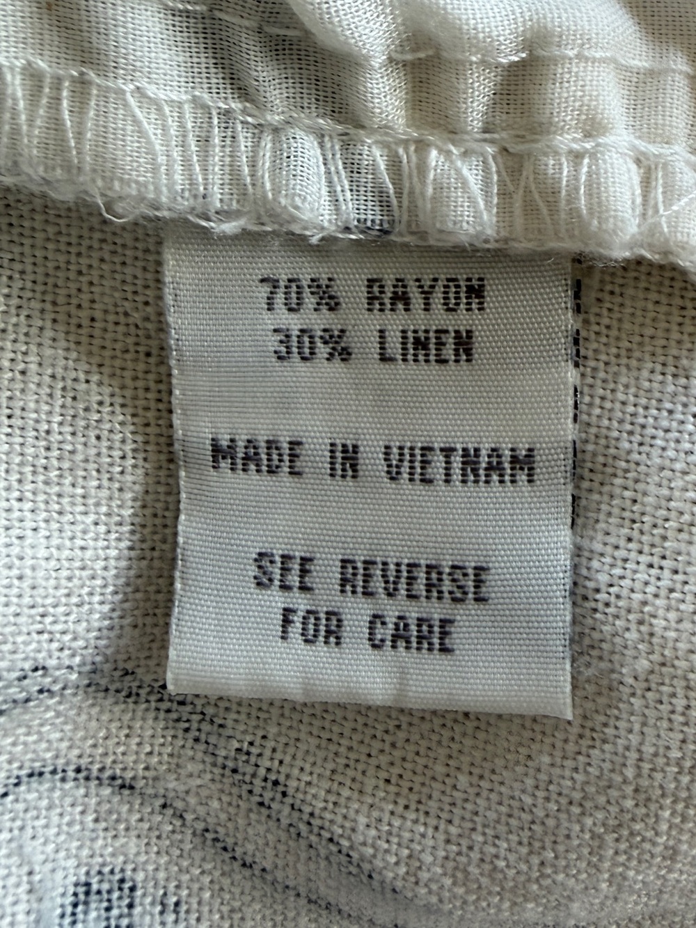 Cali 1850 Coastal Print Linen Blend Lounge Pants Size Small good condition ⛱️ - Picture 16 of 16